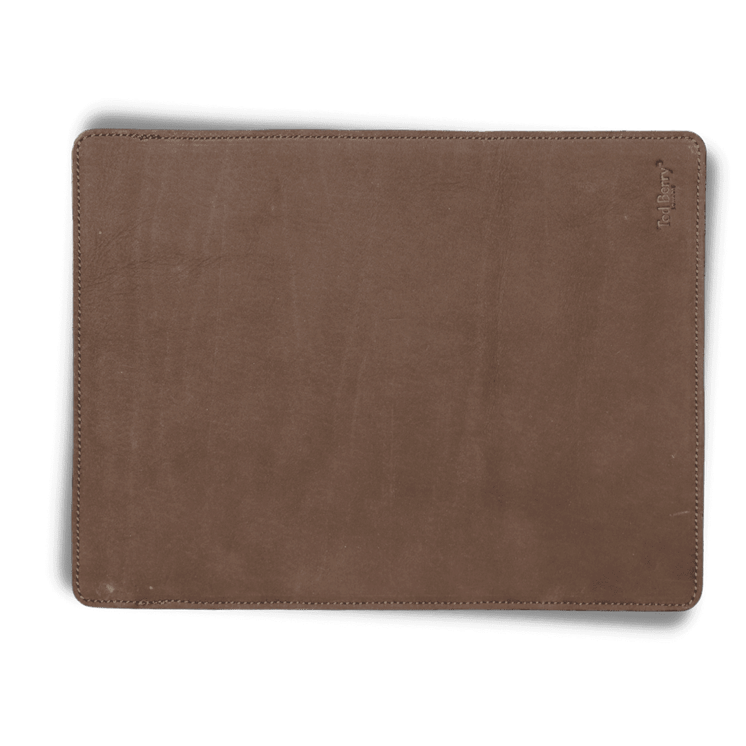 13 Laptop Sleeve – Coffee (Neubuck Leather)