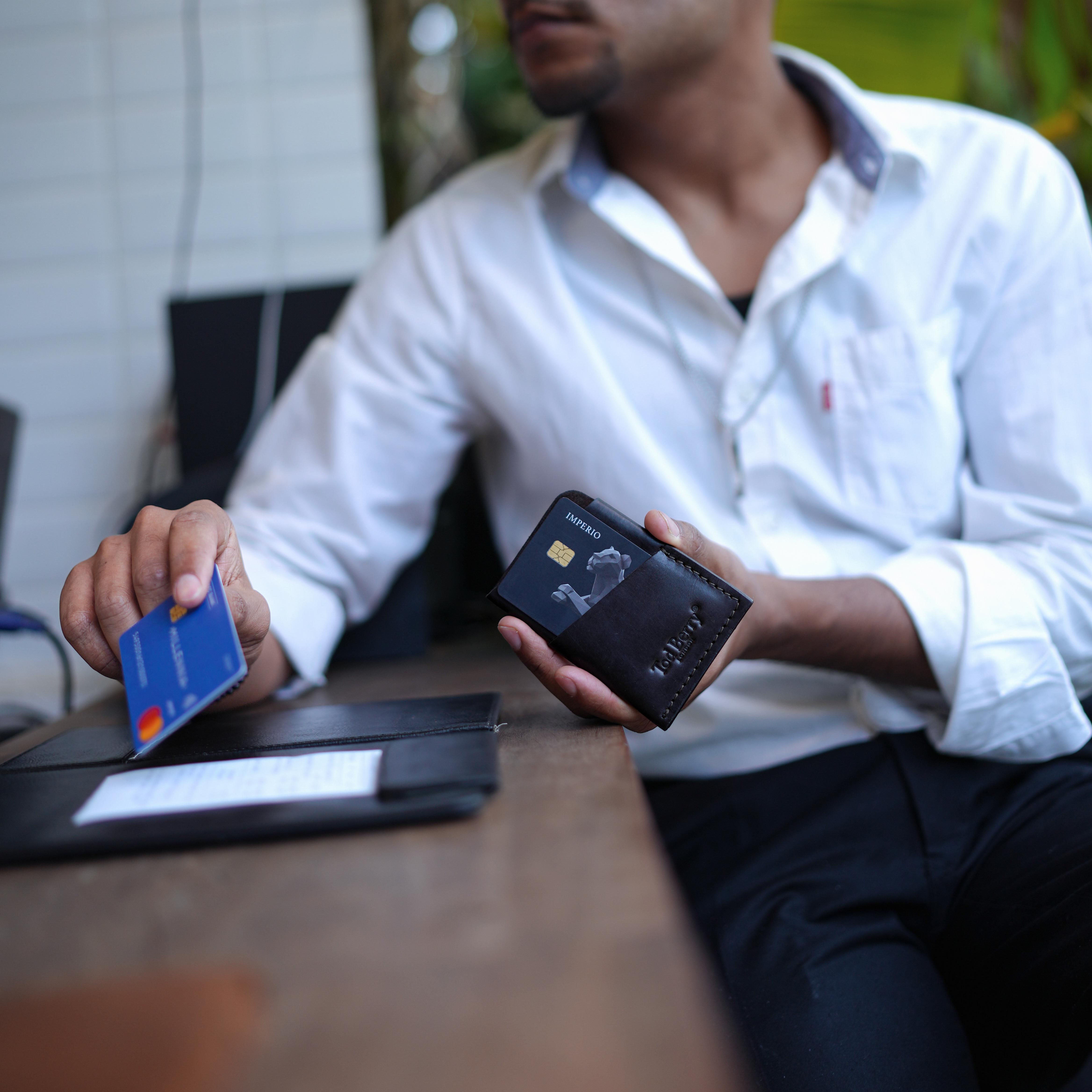 Leather Card Holder Wallet