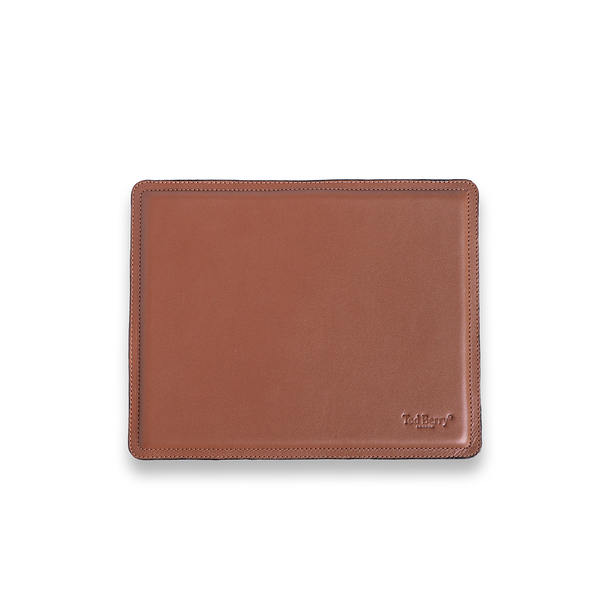 Tod Berry Leather Mouse Pad with Padded Surface, Effortless Navigation, Stitched Edge, Handmade (