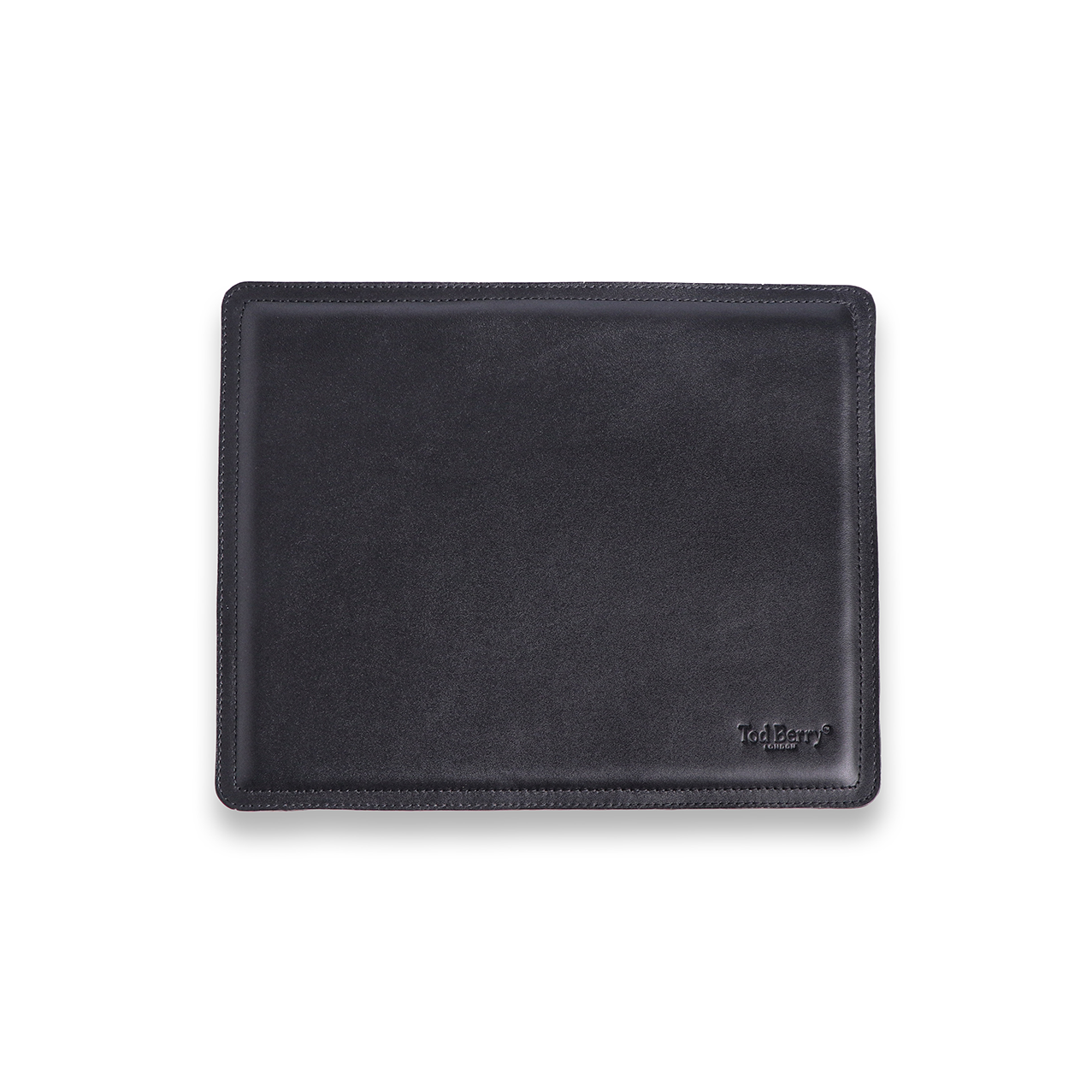 Tod Berry Leather Mouse Pad with Padded Surface, Effortless Navigation, Stitched Edge, Handmade (