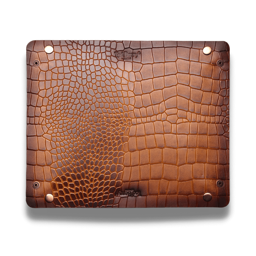 Portable Tray – Tan Croc